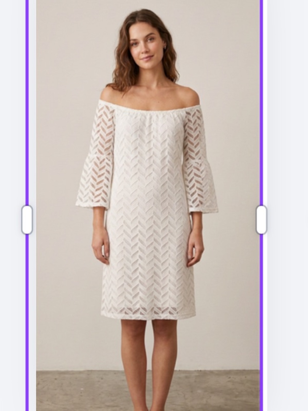 👗Yahada Ivory Lace dress